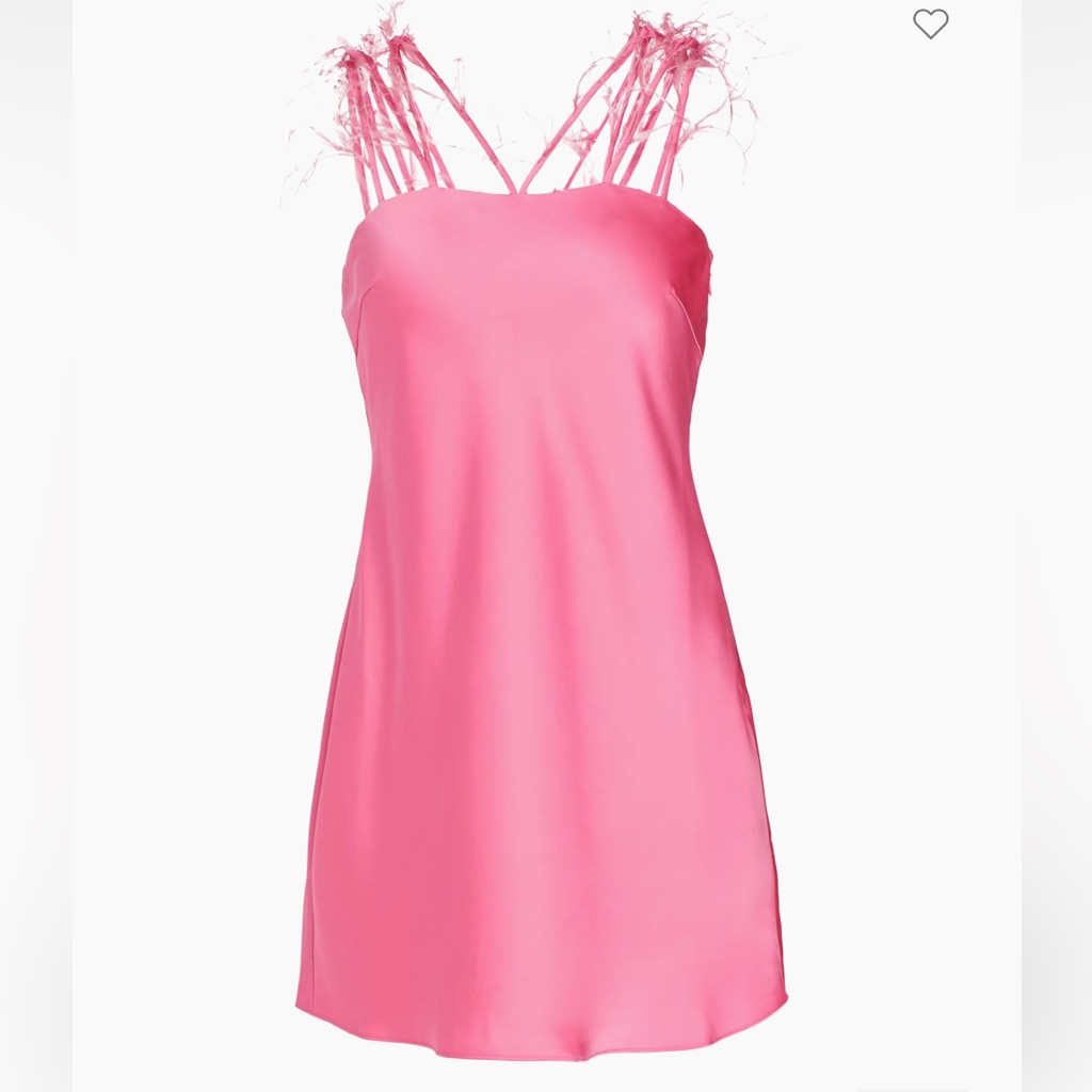 Cult Gaia Karosi Feather Strap Minidress